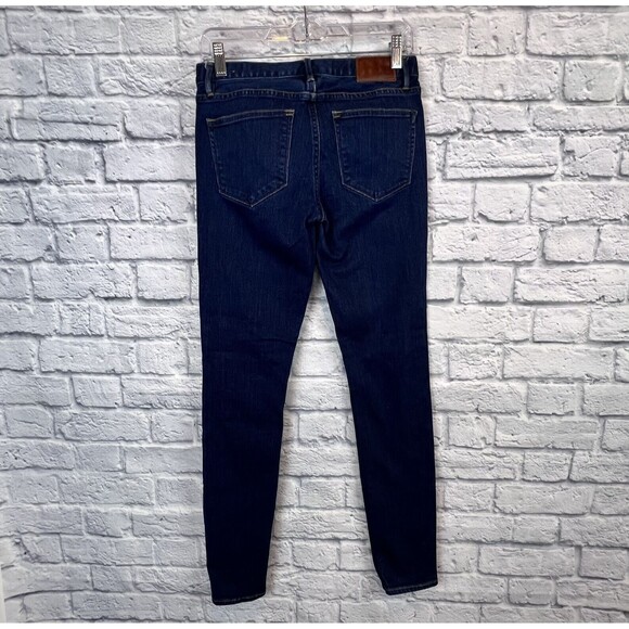 Madewell Women Jeans Size 27x32 Skinny‎ Stretch Denim Jeans Dark Wash Blue Jeans - Picture 3 of 13